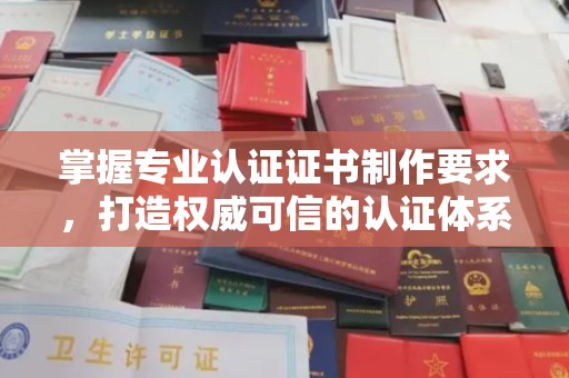 天等掌握专业认证证书制作要求，打造权威可信的认证体系